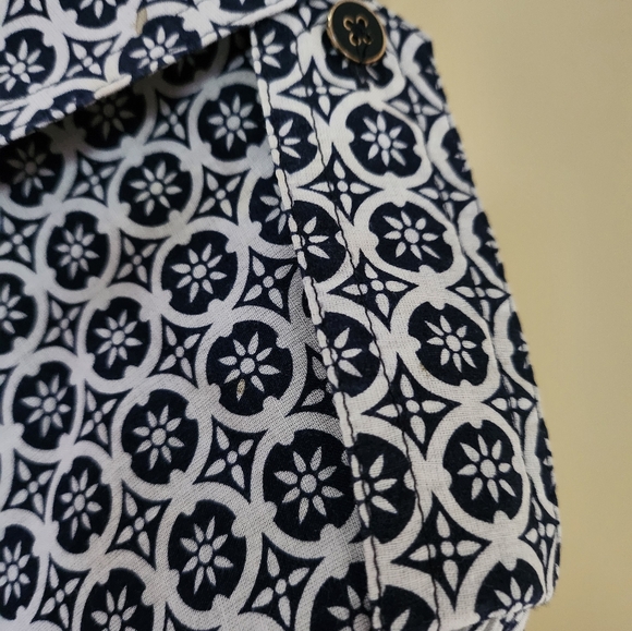 Tory Burch Belted Shirt Dress , Size 4, Color Pattern Print - Picture 4 of 11